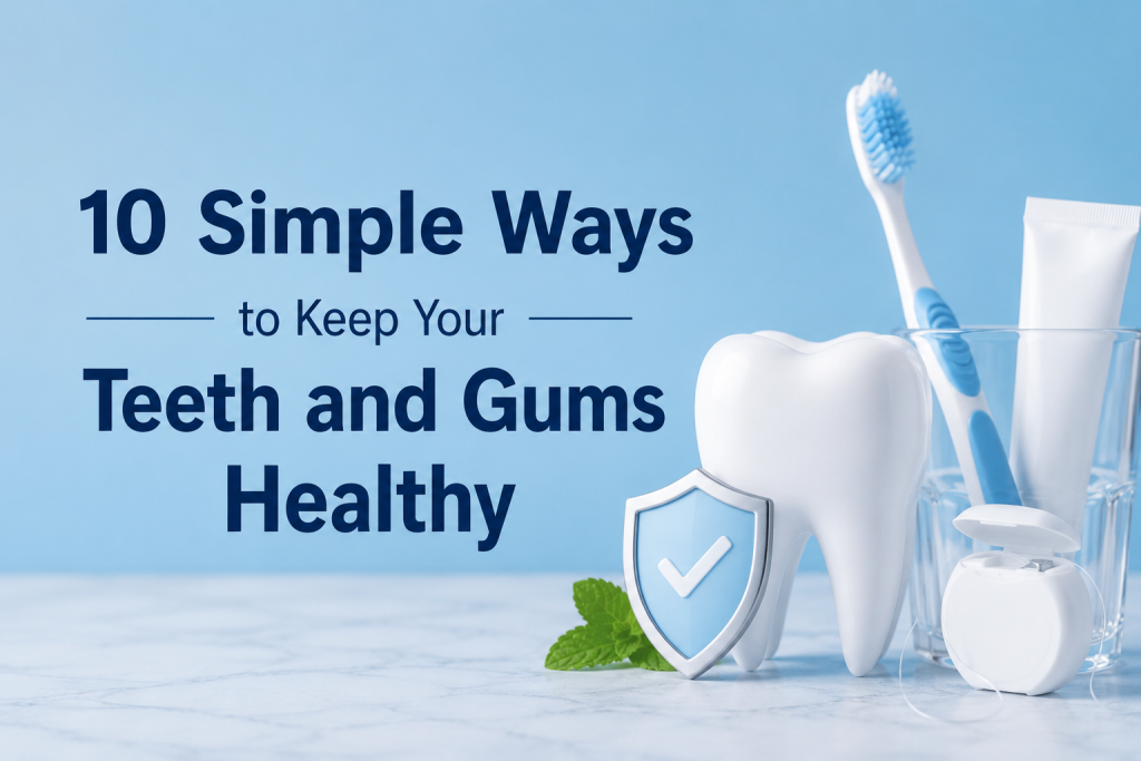 10 Simple Ways to Keep Your Teeth and Gums Healthy